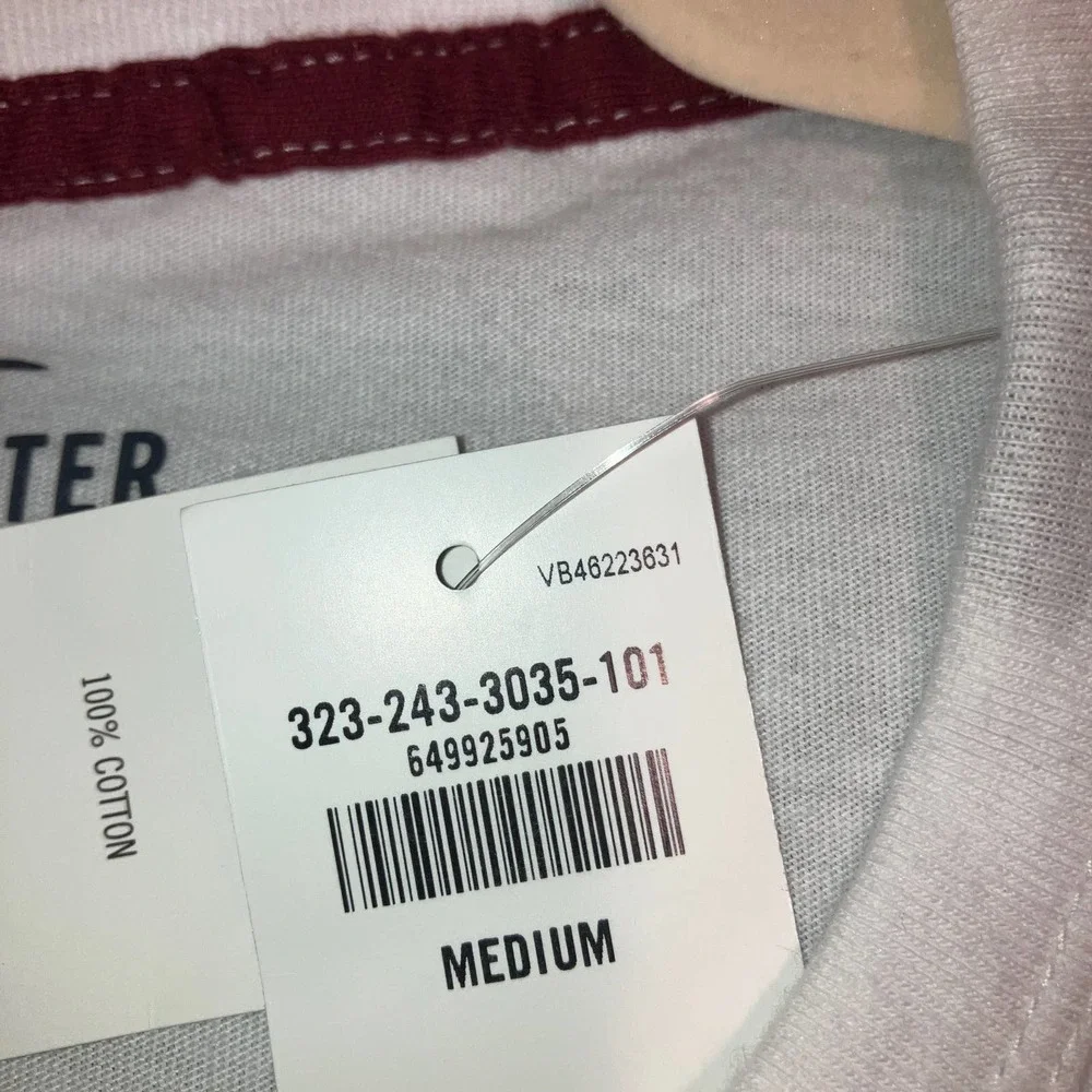 NWOT Hollister California Mens, Unisex HeavyWeight Classic T Shirt 100% Cotton - Picture 9 of 15